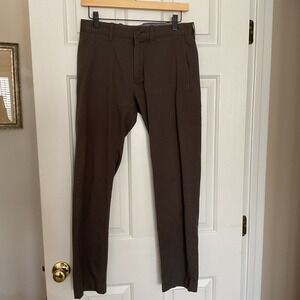 J‎ Crew Mercantile Flex Slim Fit Chino Pants Mens 29x30 Brown Gray Cotton Blend